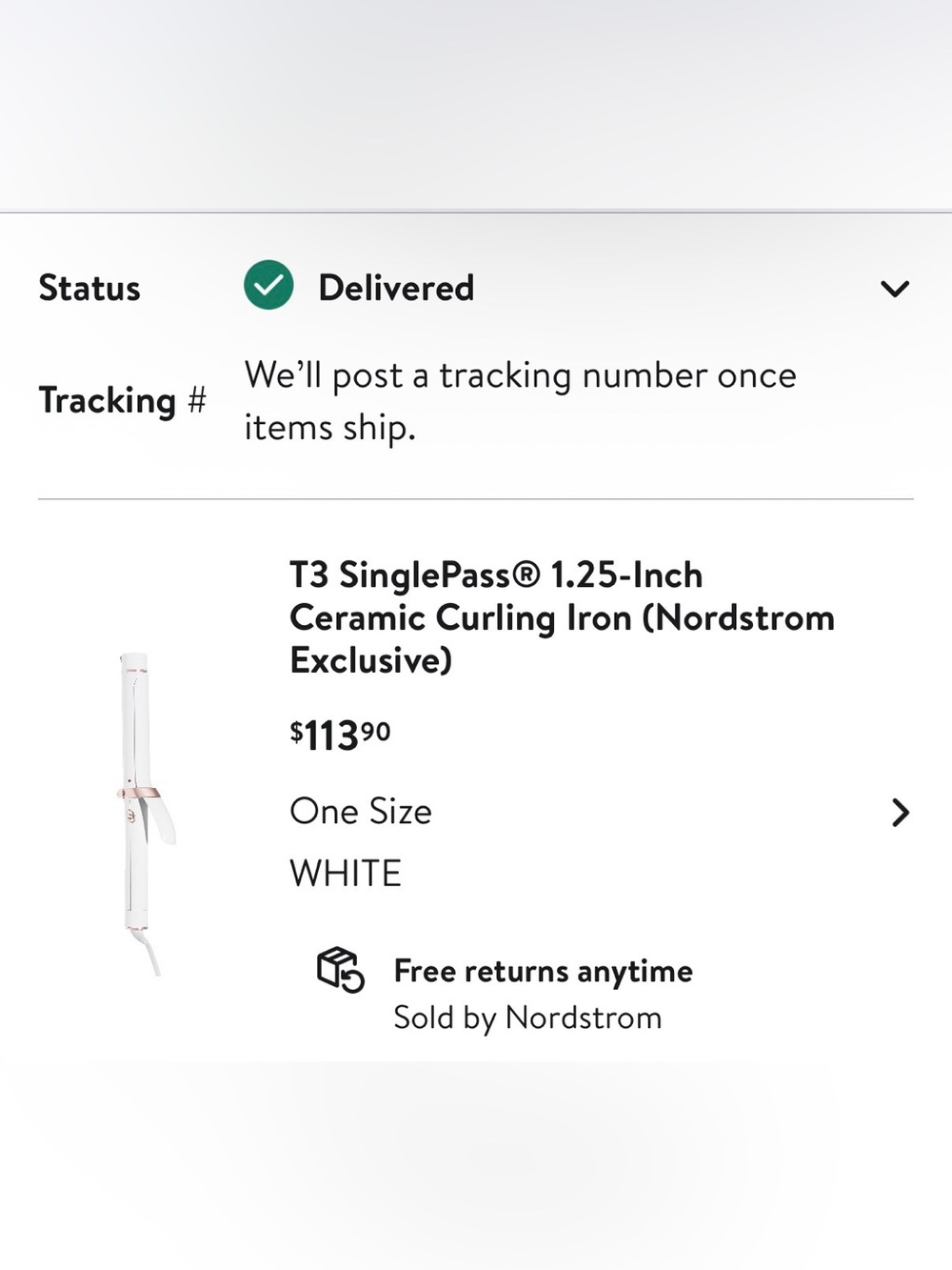 T3 SinglePass® 1.25-Inch
Ceramic Curling Iron - great condition - Picture 4 of 6